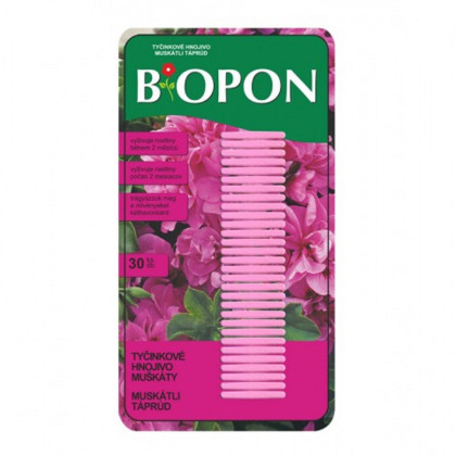 Hnojivo na muškáty - BoPon - tyčinkové hnojivo - 30 ks