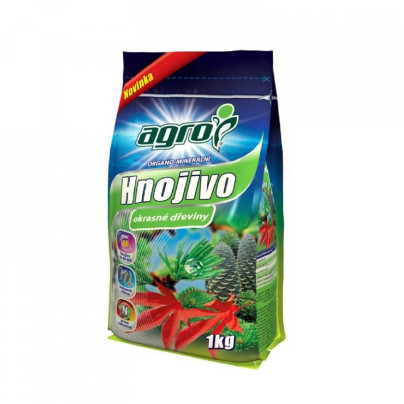 Hnojivo na okrasné dřeviny - Agro - granulované hnojivo - 1 kg