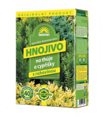 Hnojivo na thúje a cypřišky s rohovinou - Forestina - pevné hnojivo - 1 kg