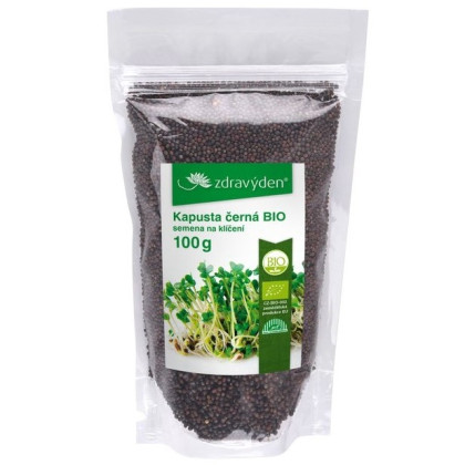 BIO Kapusta černá - Brassica Oleracea - bio osivo na klíčky - 100 g