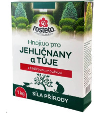 Hnojivo s čedičovou moučkou - jehličnany a tůje - Rosteto - práškové hnojivo - 1 kg