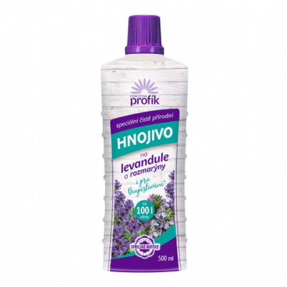 Hnojivo na levandule a rozmarýny - Profík - přírodní tekuté hnojivo - 500 ml